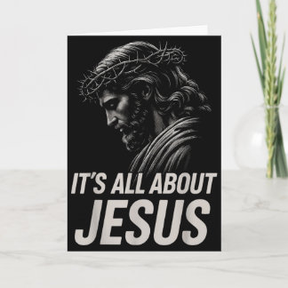 Cartão Hugvyn É Tudo Sobre Jesus Fé Cristã Patriota