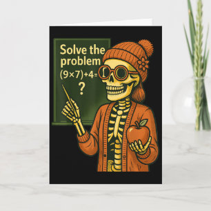 Cartão Hugvyn Halloween Esqueleto Seis Sete 67 Meme Pemda