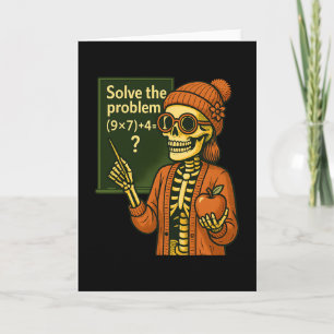 Cartão Hugvyn Halloween Esqueleto Seis Sete 67 Meme Pemda