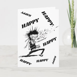 Cartão Human Zombie Halloween Greeting Card