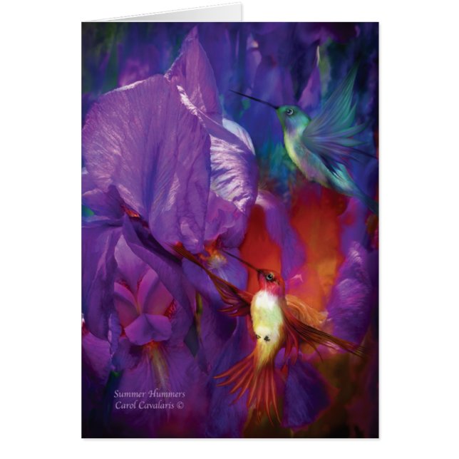 Cartão Hummers ArtCard do verão (Frente)