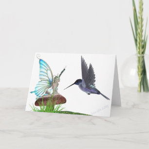 Cartão Hummingbird