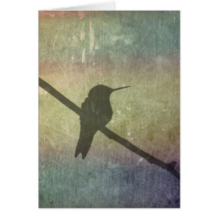 Cartão Hummingbird