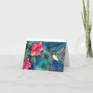 Cartão Hummingbird