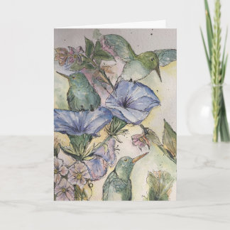 Cartão Hummingbird Friendship Card