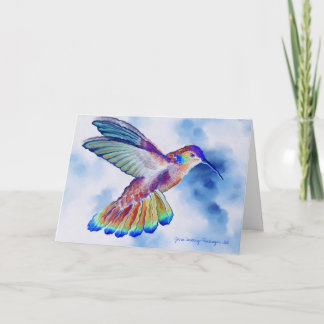 Cartão Hummingbird Greeting Card