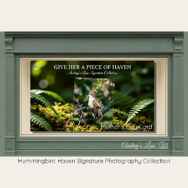 Cartão Hummingbird Haven Signature Mother's Day Card 