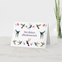 Hummingbird Herzlichen Glückwunsch