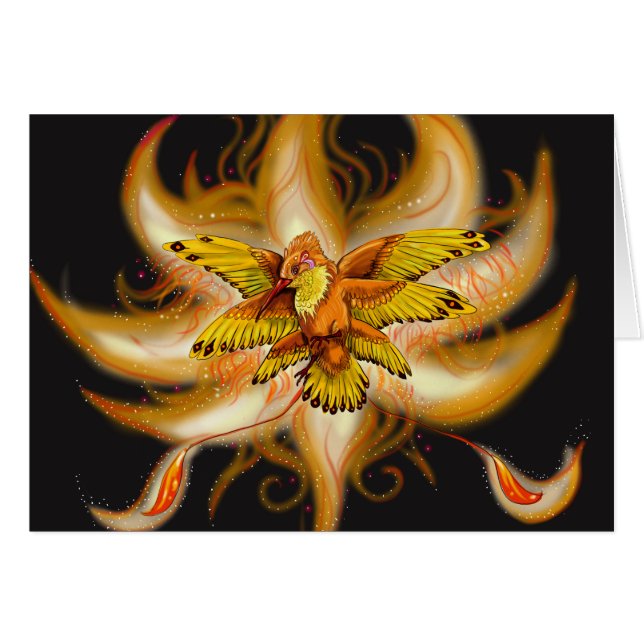 Cartão Hummingbird Pheonix (Frente Horizontal)