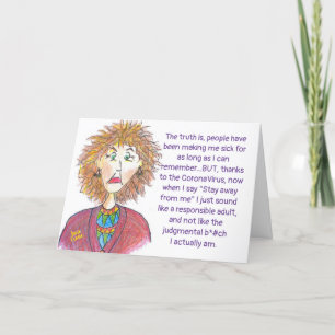Cartão Humor CoronaVirus