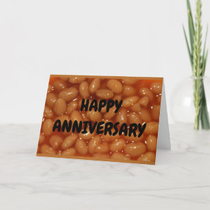 Cartão Humor de Aniversário - Casal de Feijões Humanos Fa