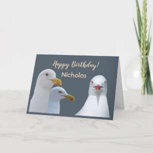Cartão Humor de Aniversário Personalizado de Todos Nós Ga