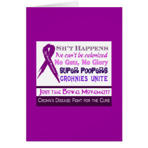 Cartão Humor de Crohns