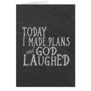 Cartão Humor de quadro quente nos planos de fazer