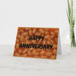 Cartão Humor do Aniversário - Casal De Feijões Humanos Fa