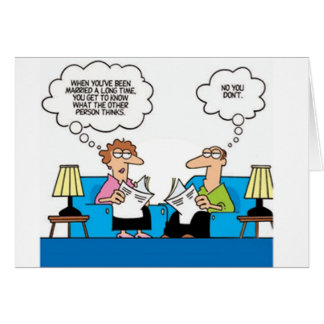 Cartão Humor do casamento