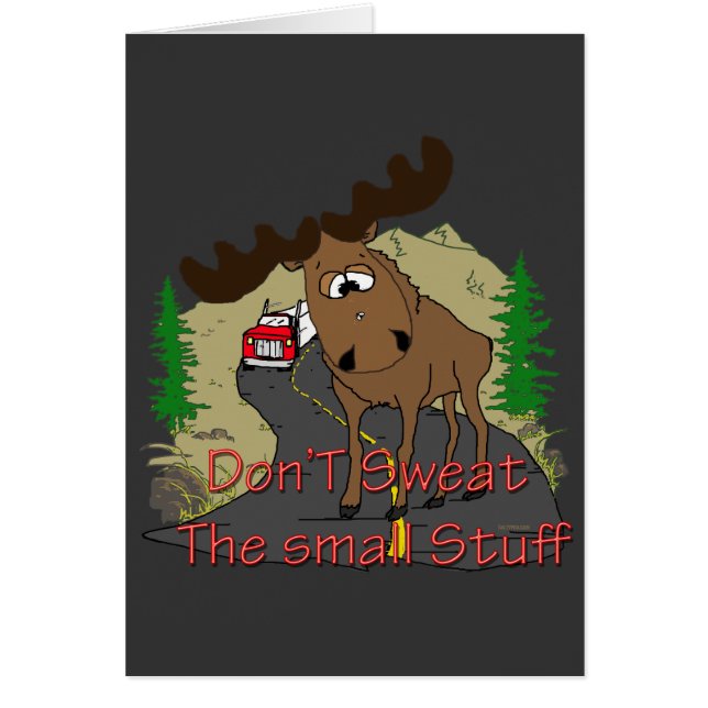 Cartão Humor dos alces (Frente)