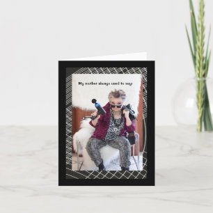 Cartão Humor envelhecer