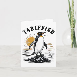 Cartão Humor Político Penguino Engraçado E Tarifado