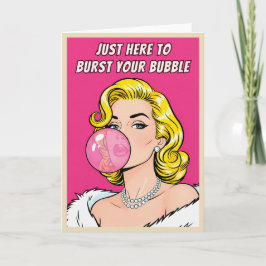 Cartão Humor Retro Vintage Frenemy Arte Pop