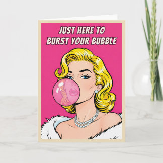 Cartão Humor Retro Vintage Frenemy Arte Pop 
