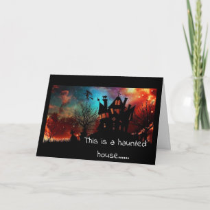 CARTÃO HUMOROSO HALLOWEEN