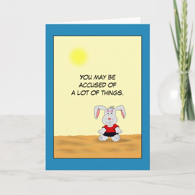 Cartão Humorous Birthday Card (Frente)