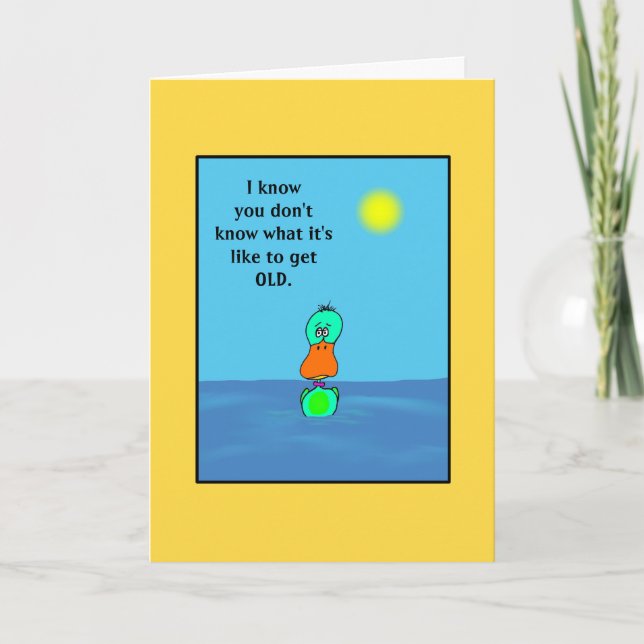 Cartão Humorous Birthday Card (Frente)