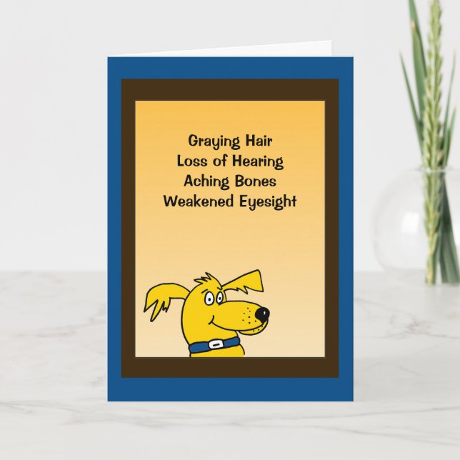 Cartão Humorous Birthday Card (Frente)