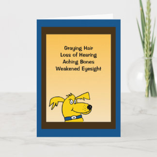 Cartão Humorous Birthday Card