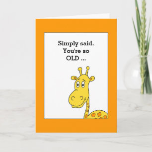 Cartão Humorous Birthday Card