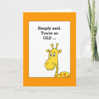 Cartão Humorous Birthday Card