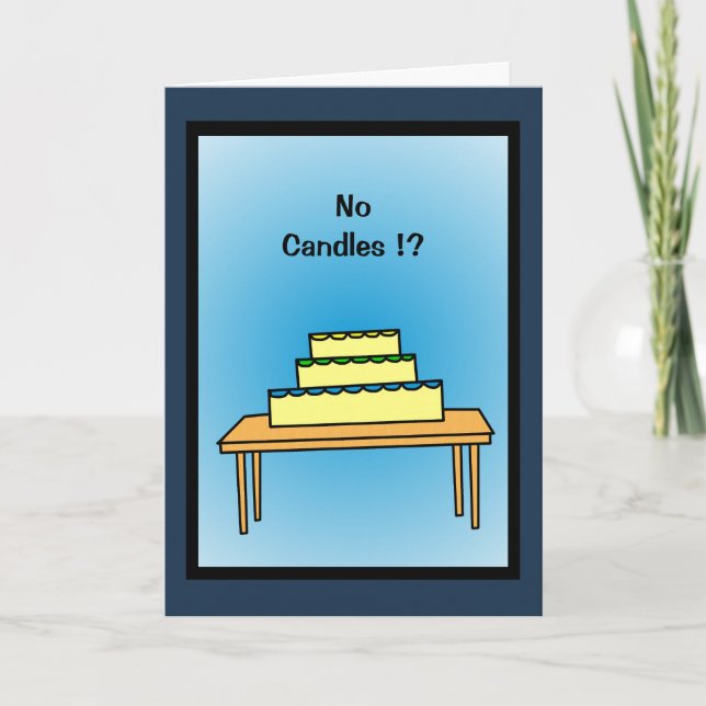 Cartão Humorous Birthday Card (Frente)