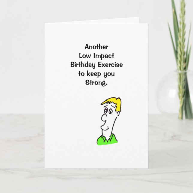 Cartão Humorous Birthday Card (Frente)