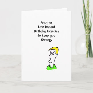 Cartão Humorous Birthday Card