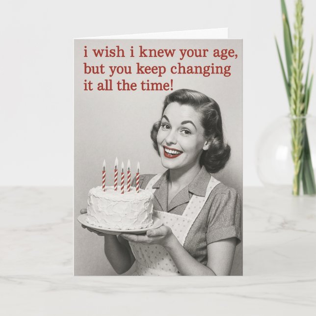 Cartão Humorous Birthday card (Frente)