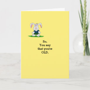 Cartão Humorous Birthday Card