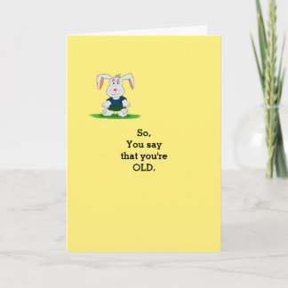 Cartão Humorous Birthday Card