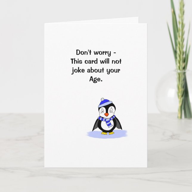 Cartão Humorous Birthday Card (Frente)