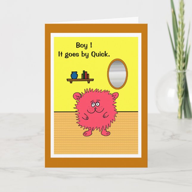 Cartão Humorous Birthday Card (Frente)
