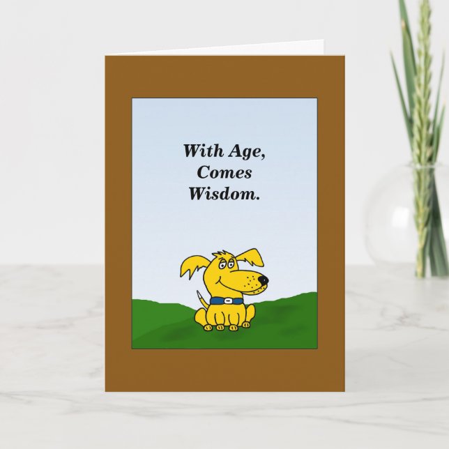 Cartão Humorous Birthday Card (Frente)