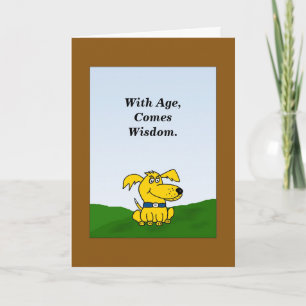 Cartão Humorous Birthday Card
