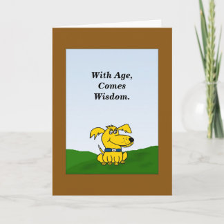 Cartão Humorous Birthday Card