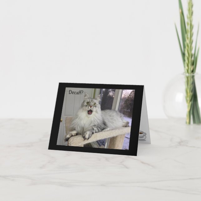 Cartão Humorous Coffee Notecards (Frente)