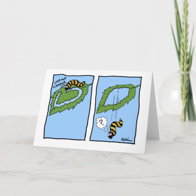 Cartão Humorous greeting card by Mike Seddon (Frente)