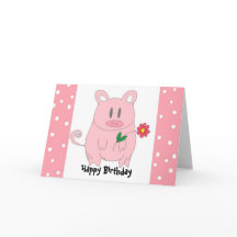 Humorous Piggy Birthday