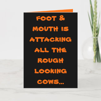 Cartão humour greetings cards