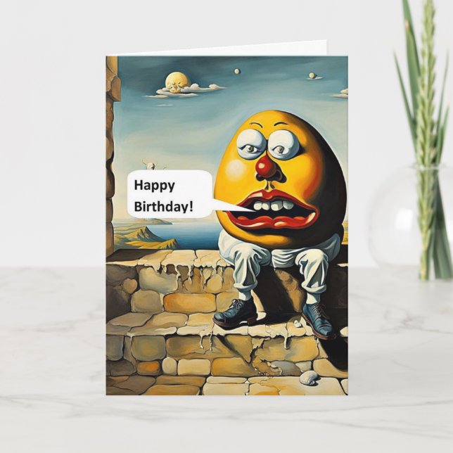 Cartão Humpty Dumpty (Frente)