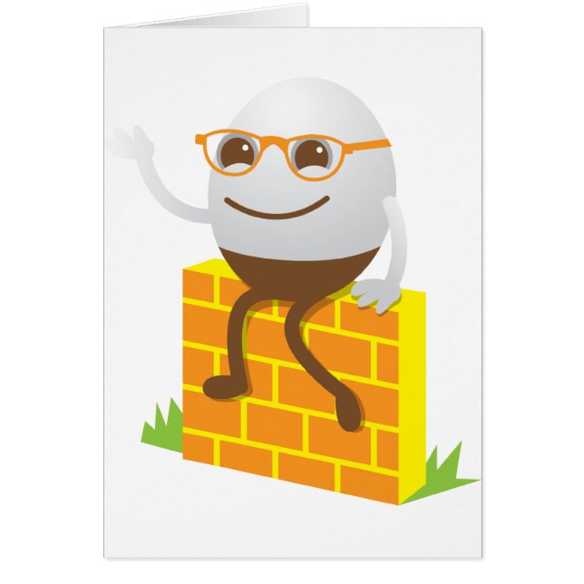 Cartão Humpty Dumpty (Frente)