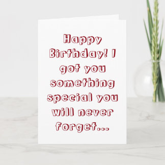 Cartão Humpty Nightmare Birthday Card.